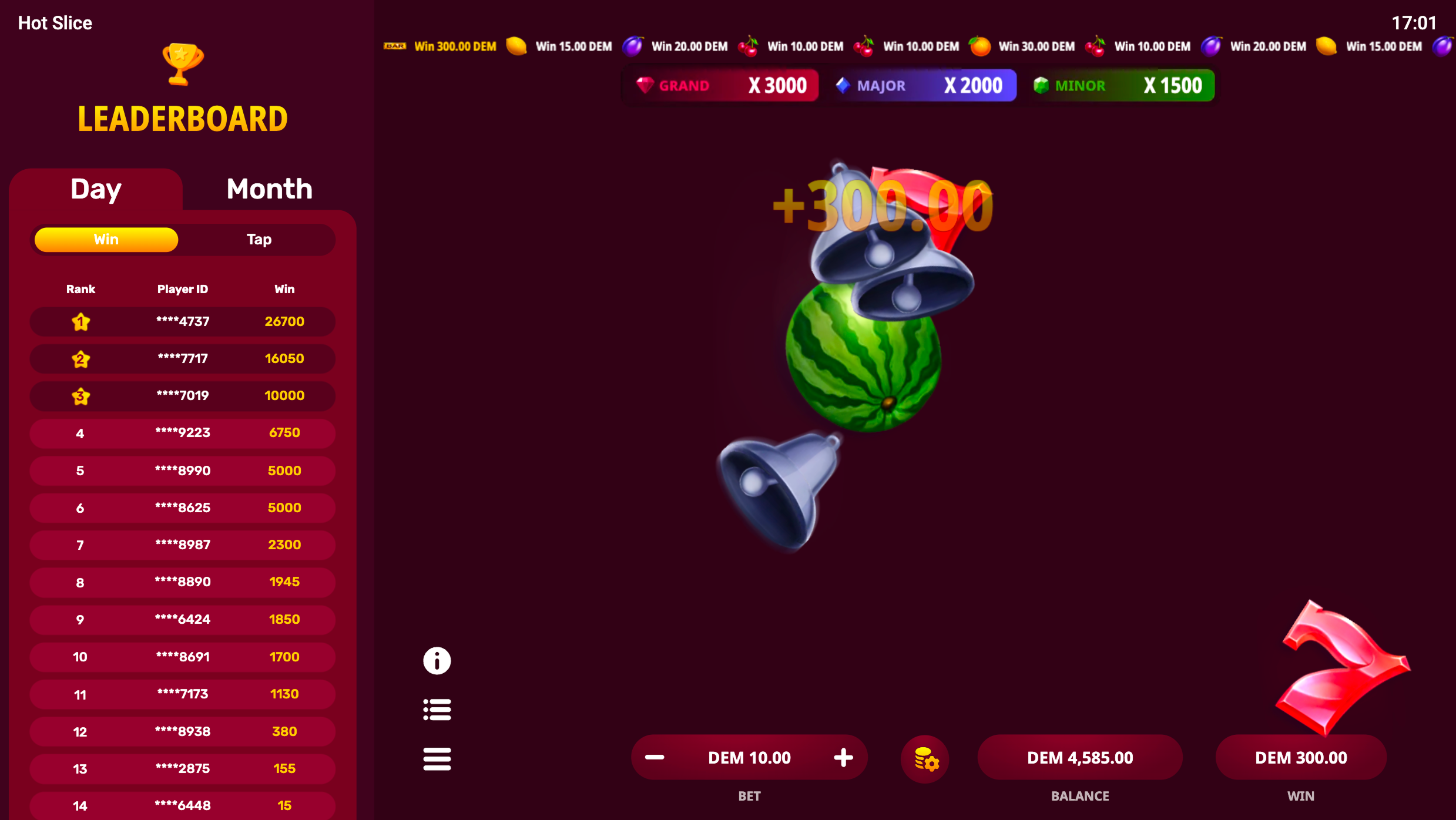 Бонусы казино для игры в Hot Slice